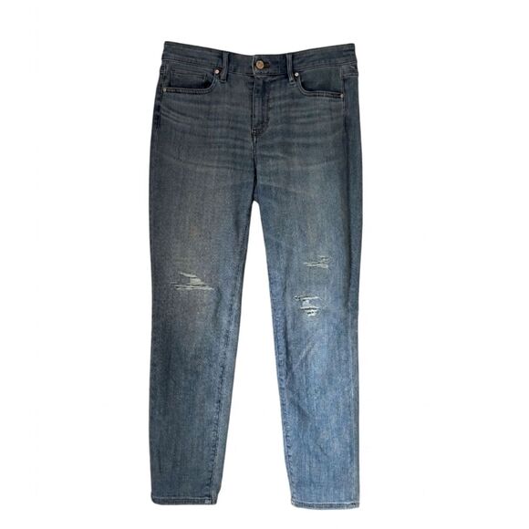 White House Black Market Denim - WHITE HOUSE BLACK MARKET MIDRISE EVERYDAY SOFT CASUAL DENIM GIRLFRIEND JEANS
